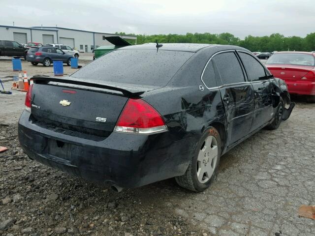 2G1WD58C179120232 - 2007 CHEVROLET IMPALA SUP 黑色 照片 4