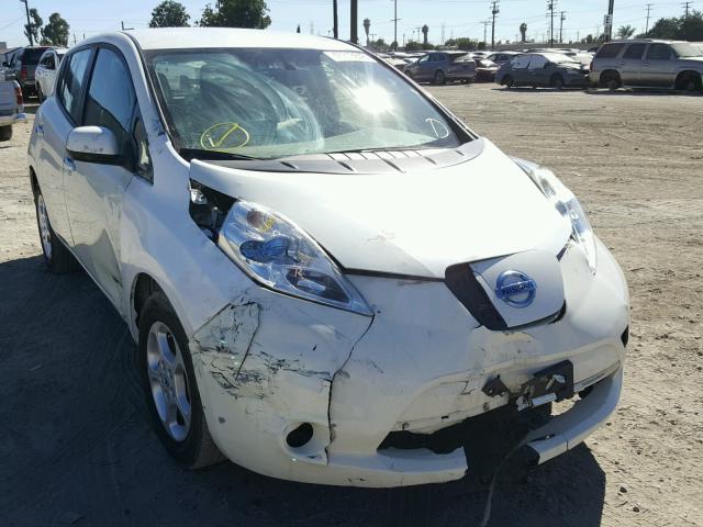 JN1AZ0CP1BT008986 - 2011 NISSAN LEAF SV WHITE photo 1