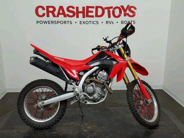 MLHMD4413H5006239 - 2017 HONDA CRF250 L RED photo 1