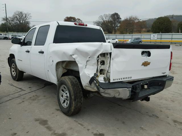 2GCEC13C171580804 - 2007 CHEVROLET SILVERADO WHITE photo 3