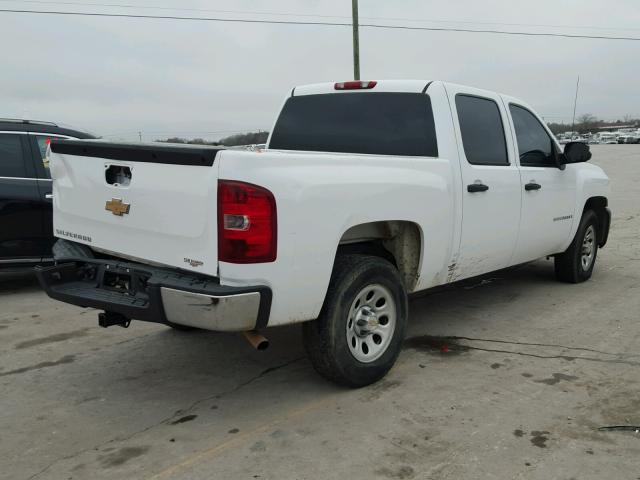 2GCEC13C171580804 - 2007 CHEVROLET SILVERADO WHITE photo 4