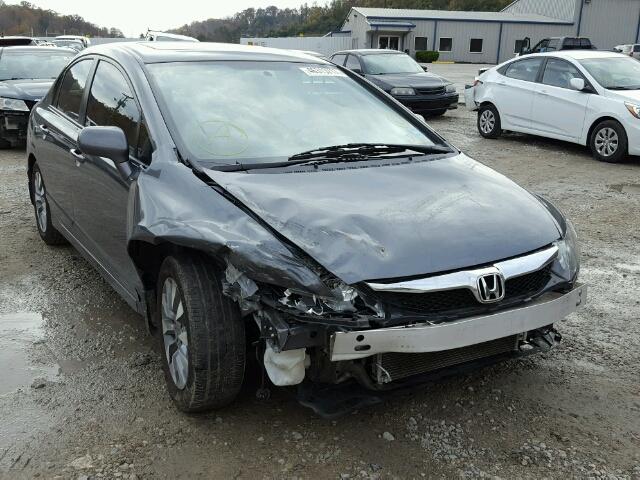 19XFA1F92AE017779 - 2010 HONDA CIVIC EXL GRAY photo 1