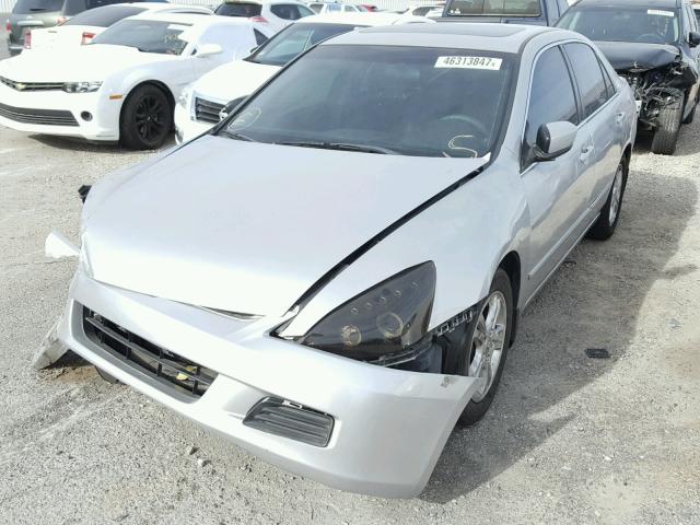 JHMCM56756C011892 - 2006 HONDA ACCORD EX SILVER photo 2