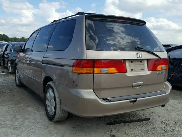 5FNRL18993B009003 - 2003 HONDA ODYSSEY EX BEIGE photo 3