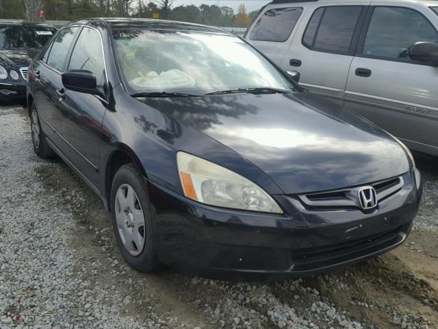 1HGCM56405A104726 - 2005 HONDA ACCORD LX BLACK photo 1