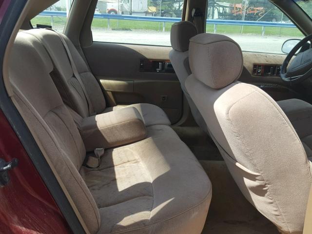1G1BL52W4TR186715 - 1996 CHEVROLET CAPRICE CL 红色 照片 6