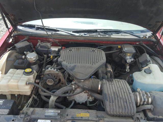 1G1BL52W4TR186715 - 1996 CHEVROLET CAPRICE CL 红色 照片 7