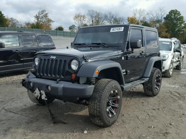 1J4AA2D16AL127975 - 2010 JEEP WRANGLER S BLACK photo 2