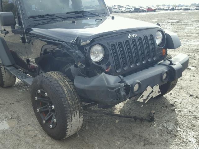 1J4AA2D16AL127975 - 2010 JEEP WRANGLER S BLACK photo 9