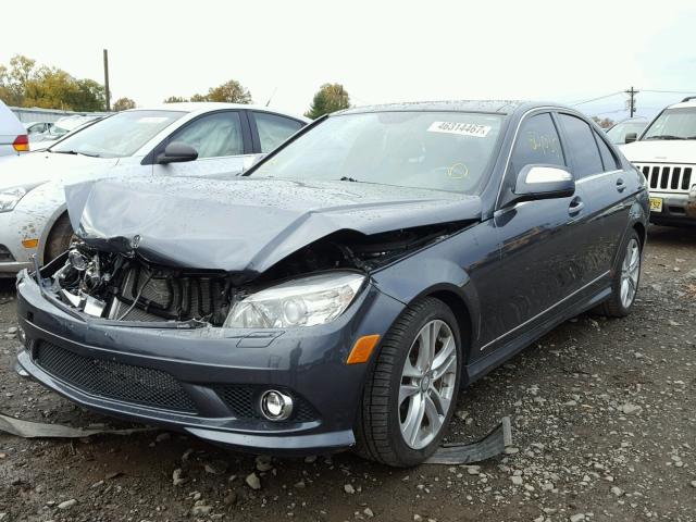 WDDGF81XX9R084737 - 2009 MERCEDES-BENZ C 300 4MAT GRAY photo 2