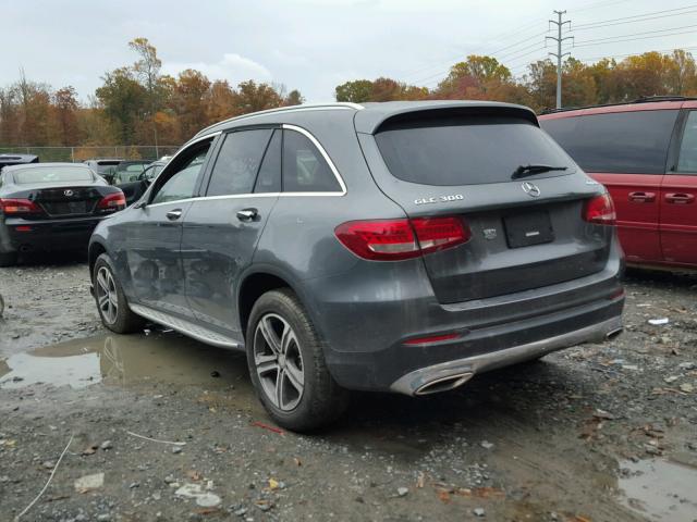 WDC0G4KB7GF057007 - 2016 MERCEDES-BENZ GLC 300 4M GRAY photo 3