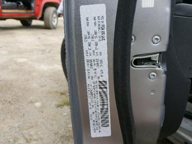 1C4NJDBB3GD610261 - 2016 JEEP COMPASS SP 灰色 照片 10