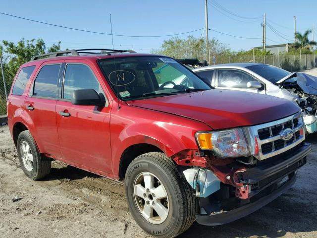 1FMCU03G89KB86894 - 2009 FORD ESCAPE RED photo 1