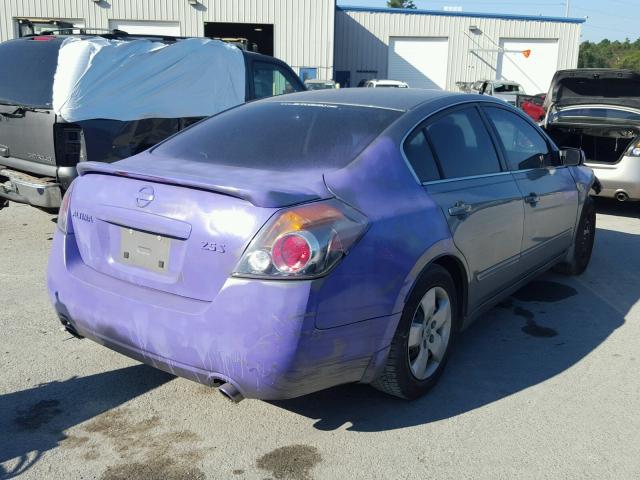 1N4AL21E97N417041 - 2007 NISSAN ALTIMA PURPLE photo 4