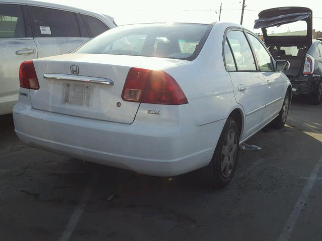 2HGES25791H606672 - 2001 HONDA CIVIC EX 白色 照片 4