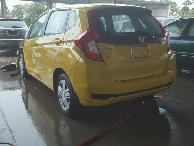 3HGGK5H45JM703252 - 2018 HONDA FIT LX أصفر صورة 3