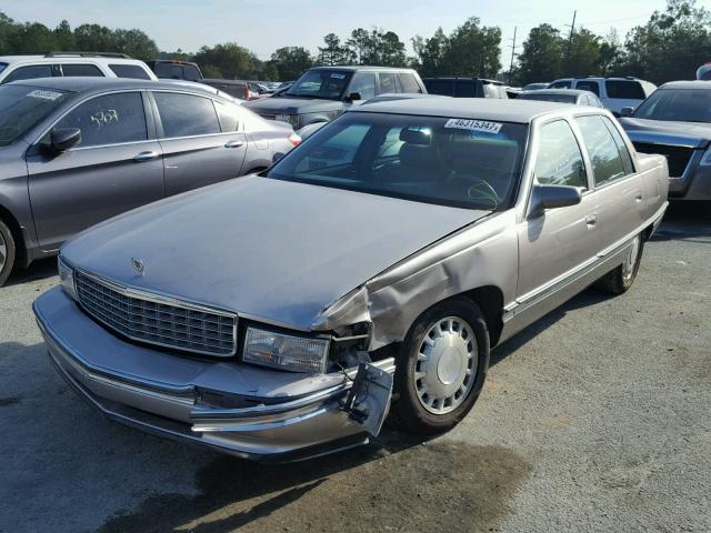 1G6KD52Y9TU299002 - 1996 CADILLAC DEVILLE BEIGE photo 2