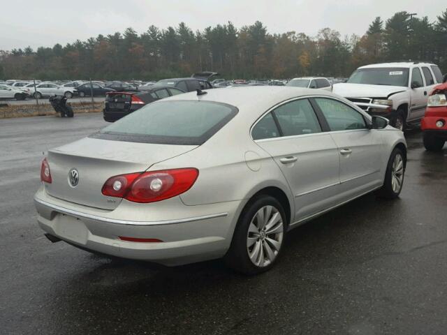 WVWNP7AN1CE508778 - 2012 VOLKSWAGEN CC SPORT SILVER photo 4