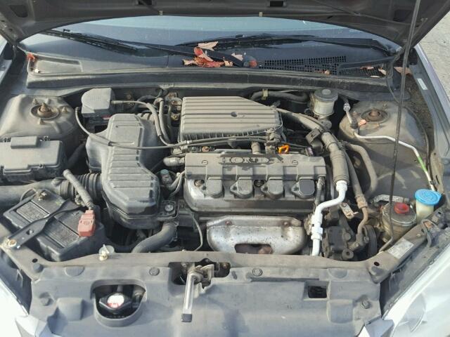 2HGES16504H546065 - 2004 HONDA CIVIC GRAY photo 7