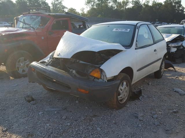 2C1MR2262S6703854 - 1995 GEO METRO BASE WHITE photo 2