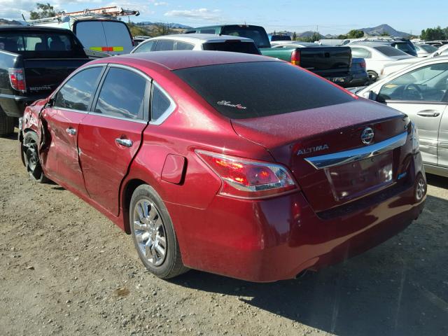 1N4AL3AP0DN537930 - 2013 NISSAN ALTIMA 2.5 BURGUNDY photo 3