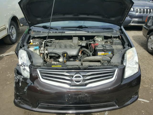 3N1AB6AP0BL665132 - 2011 NISSAN SENTRA 2.0 BLACK photo 7