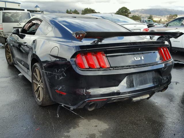 1FA6P8CF2G5231344 - 2016 FORD MUSTANG GT BLACK photo 3