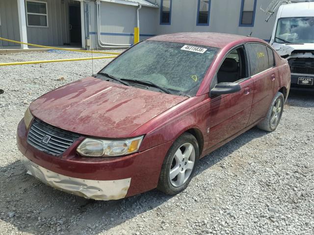 1G8AJ58F76Z191843 - 2006 SATURN ION LEVEL RED photo 2