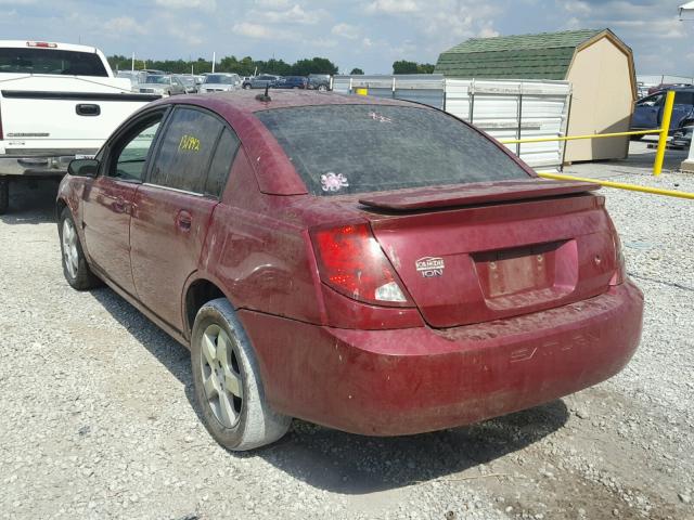 1G8AJ58F76Z191843 - 2006 SATURN ION LEVEL RED photo 3