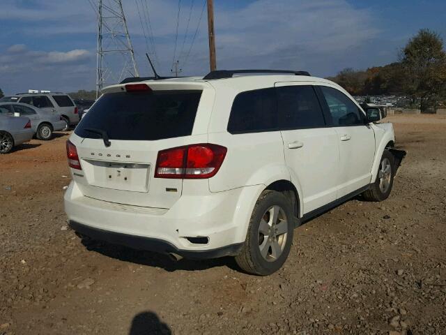 3C4PDCBGXCT161302 - 2012 DODGE JOURNEY SX WHITE photo 4