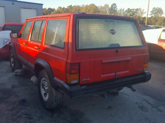 1J4FJ68S1RL254659 - 1994 JEEP CHEROKEE RED photo 3