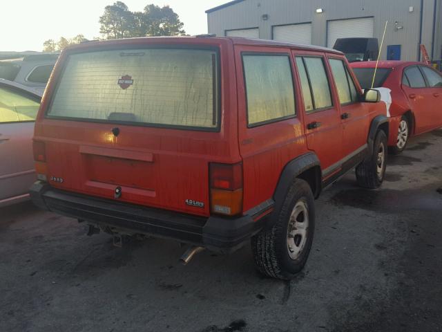 1J4FJ68S1RL254659 - 1994 JEEP CHEROKEE RED photo 4