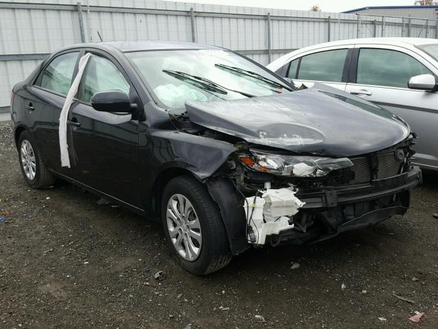 KNAFU4A20D5686696 - 2013 KIA FORTE EX BLACK photo 1