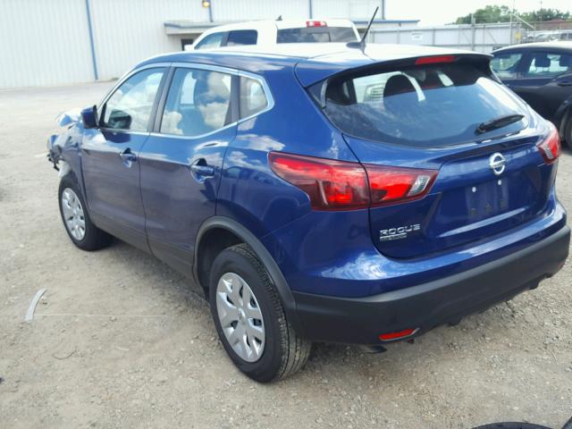 JN1BJ1CP3JW155468 - 2018 NISSAN ROGUE SPOR BLUE photo 3