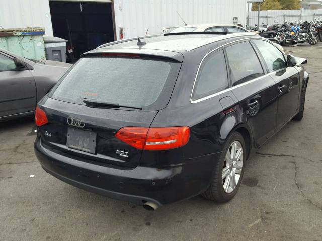 WAUXF78K69A135791 - 2009 AUDI A4 PRESTIG BLACK photo 4