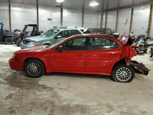 1G2NF52TX1M531939 - 2001 PONTIAC GRAND AM S RED photo 10