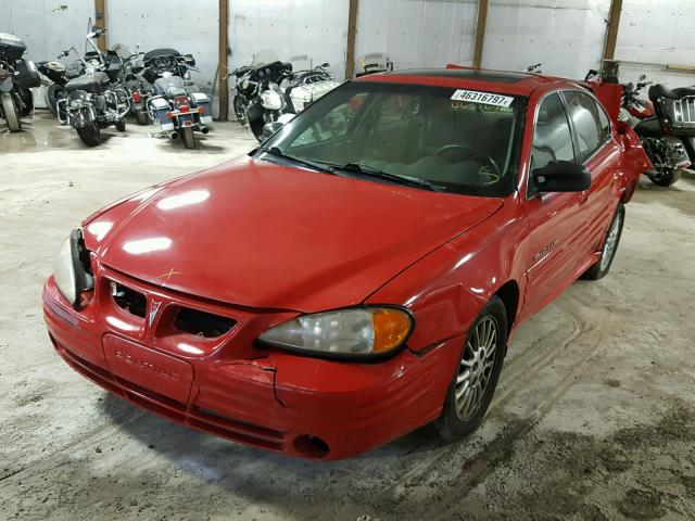 1G2NF52TX1M531939 - 2001 PONTIAC GRAND AM S 红色 照片 2