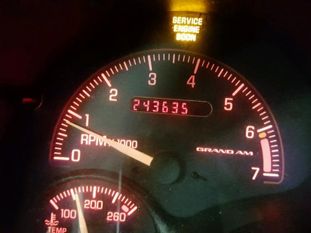 1G2NF52TX1M531939 - 2001 PONTIAC GRAND AM S 红色 照片 8