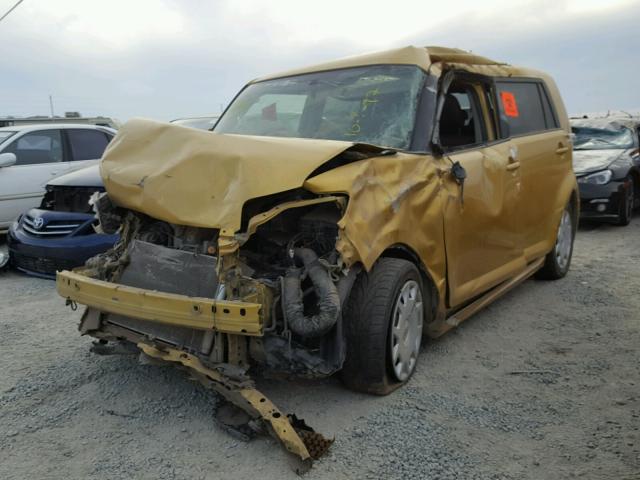 JTLKE50E181055974 - 2008 TOYOTA SCION XB GOLD photo 2