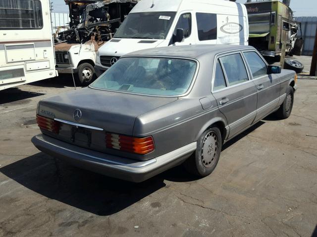 WDBCA39D0GA219688 - 1986 MERCEDES-BENZ 560 SEL GRAY photo 4