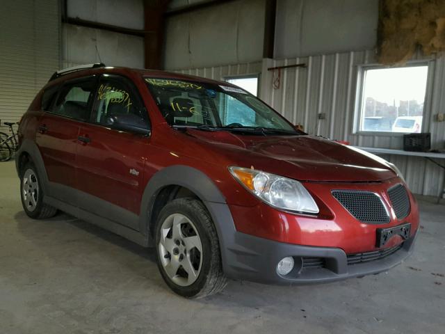 5Y2SL65826Z406125 - 2006 PONTIAC VIBE RED photo 1