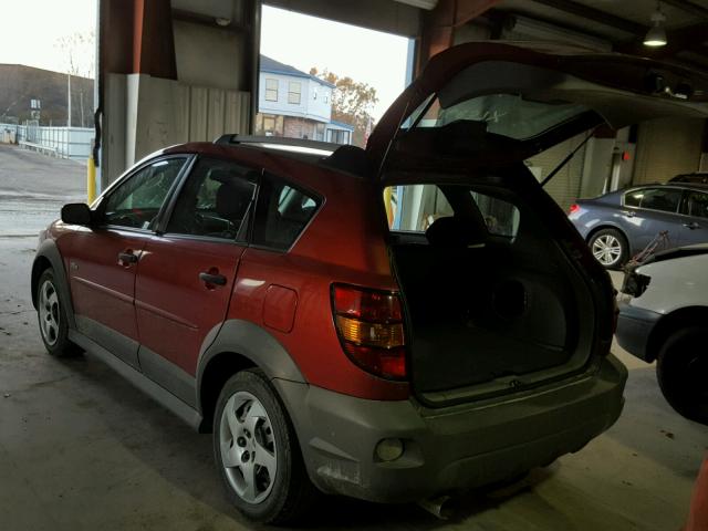 5Y2SL65826Z406125 - 2006 PONTIAC VIBE RED photo 3