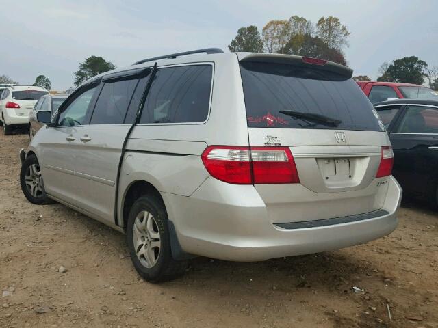 5FNRL387X5B021738 - 2005 HONDA ODYSSEY EX SILVER photo 3