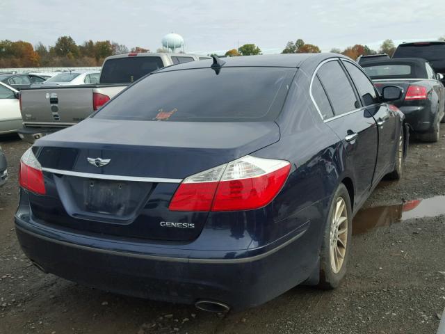 KMHGC46E89U016819 - 2009 HYUNDAI GENESIS 3. BLUE photo 4