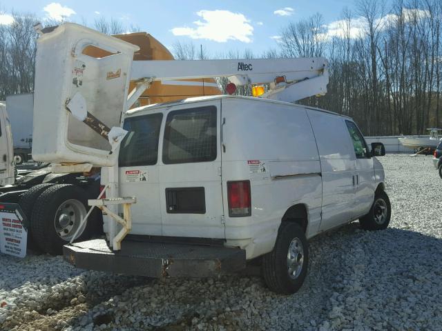 1FTSE34L12HB51353 - 2002 FORD ECONOLINE WHITE photo 4