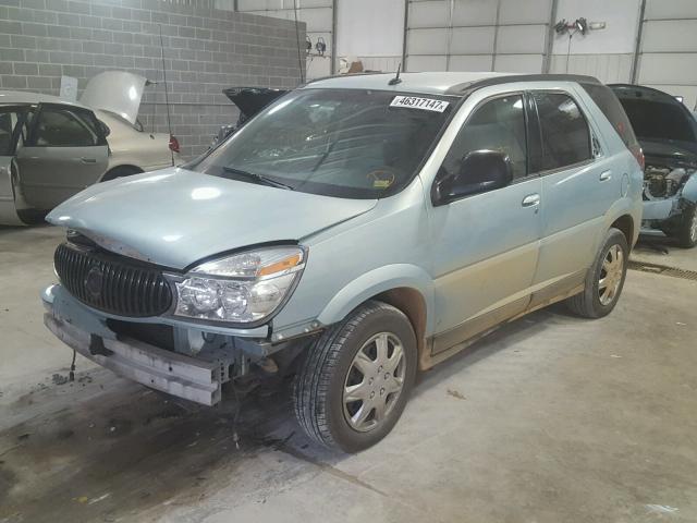 3G5DA03L06S556743 - 2006 BUICK RENDEZVOUS BLUE photo 2