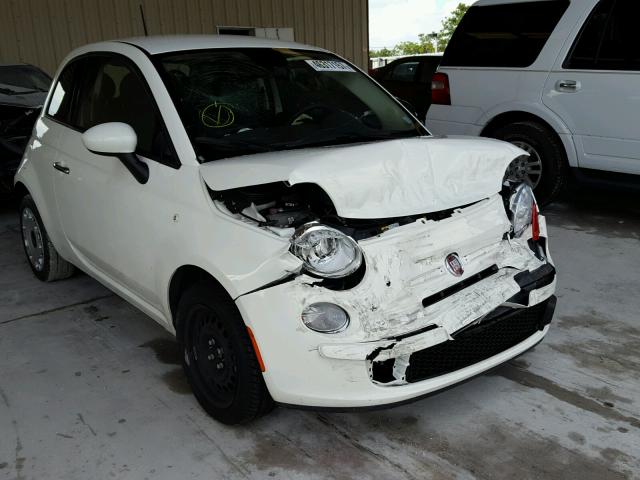 3C3CFFAR6FT636644 - 2015 FIAT 500 POP WHITE photo 1