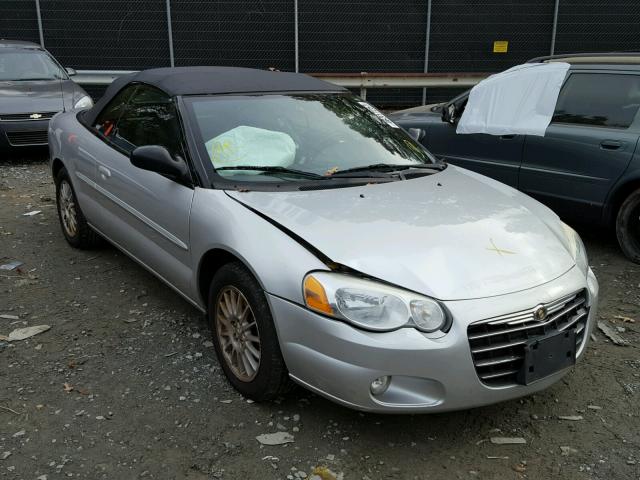 1C3EL55R25N538411 - 2005 CHRYSLER SEBRING TO SILVER photo 1