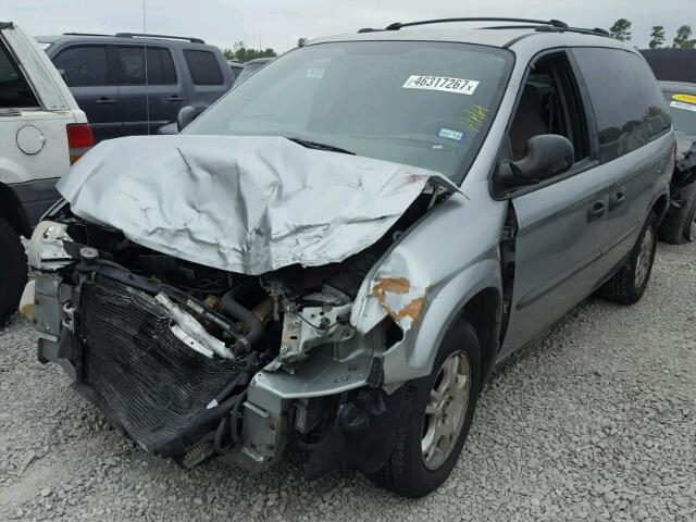 1D4GP25313B208568 - 2003 DODGE CARAVAN SE SILVER photo 2