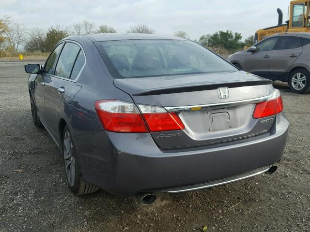 1HGCR2F52FA138824 - 2015 HONDA ACCORD SPO GRAY photo 3